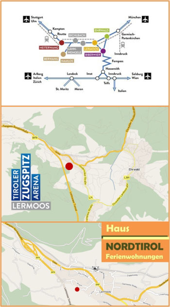 anreise haus nordtirol ferienwohnungen lermoos